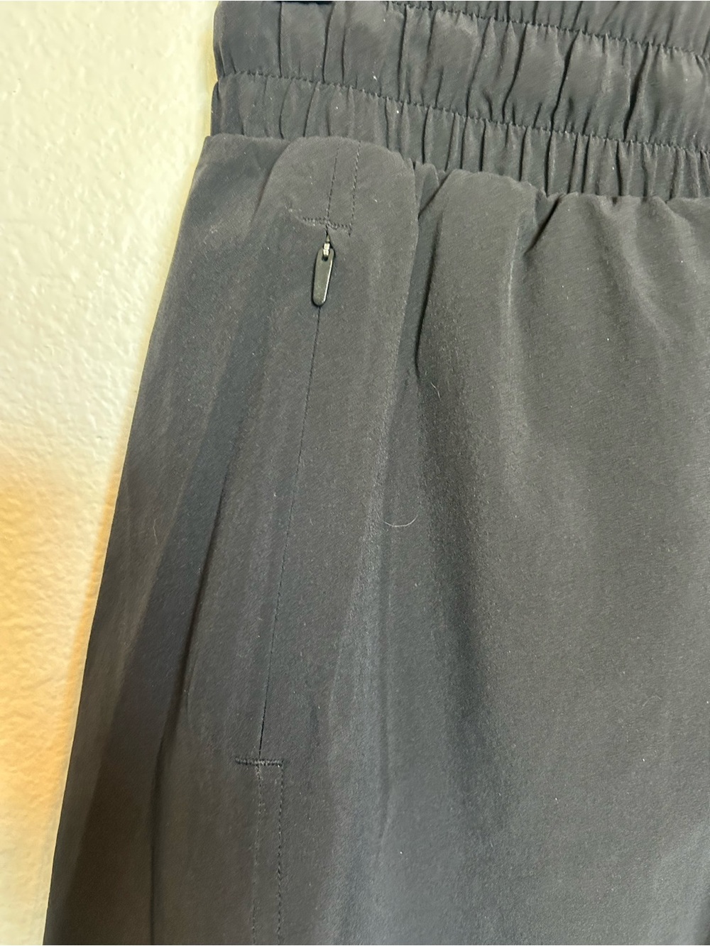 Women's Black Drawstring Active Skirt - Picture 4 of 7